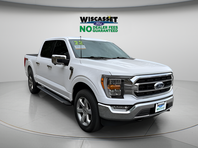 Oxford White 2022 Ford F-150 XLT SuperCrew 4WD Pickup Truck Four-Wheel Drive Automatic