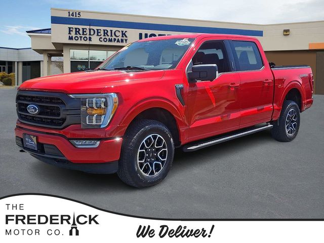 Race Red 2022 Ford F-150 Pickup Truck Four-Wheel Drive Automatic