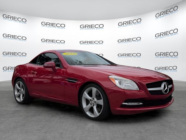 Mars Red 2012 Mercedes-Benz SLK Convertible Rear-Wheel Drive 7-Speed Automatic
