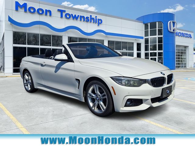 Alpine White 2018 BMW 4 Series Convertible All-Wheel Drive 8-Speed Automatic