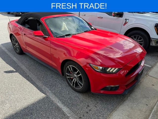 Race Red 2015 Ford Mustang Convertible Rear-Wheel Drive 6-Speed Automatic