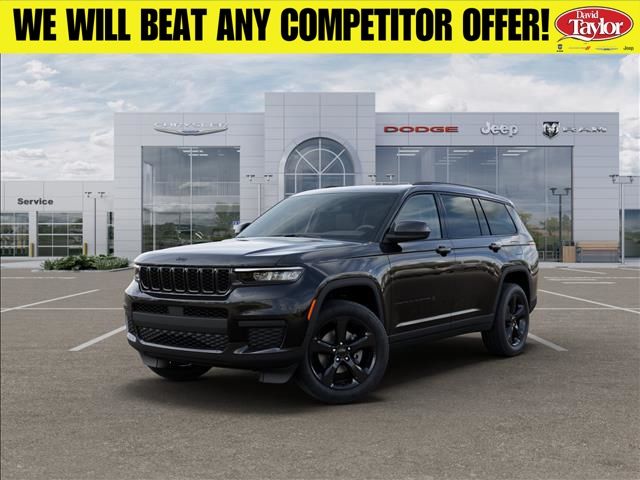 Diamond Black Crystal Pearlcoat 2025 Jeep Grand Cherokee L Altitude X 4WD SUV / Crossover Four-Wheel Drive 8-Speed Automatic