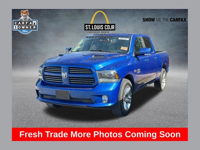 Blue Streak Pearlcoat 2016 RAM 1500 Pickup Truck Four-Wheel Drive 8-Speed Automatic