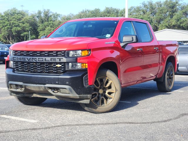 Red Hot 2021 Chevrolet Silverado 1500 Pickup Truck Four-Wheel Drive 6-Speed Automatic Overdrive