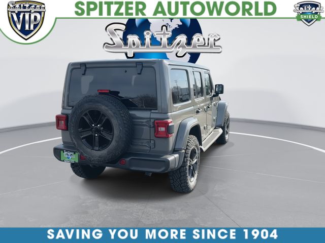 Certified Used 2021 Gray Jeep Unlimited Sahara Altitude image 9