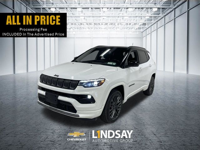 Bright White Clearcoat 2022 Jeep Compass High Altitude 4WD SUV / Crossover Four-Wheel Drive 9-Speed Automatic