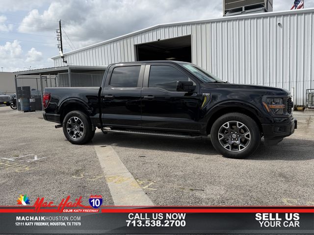 Agate Black Metallic 2024 Ford F-150 STX 4dr SuperCrew RWD Pickup Truck 4X2 Automatic