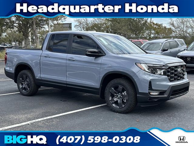Gray 2026 Honda Ridgeline TrailSport AWD Pickup Truck All-Wheel Drive 9-Speed Automatic