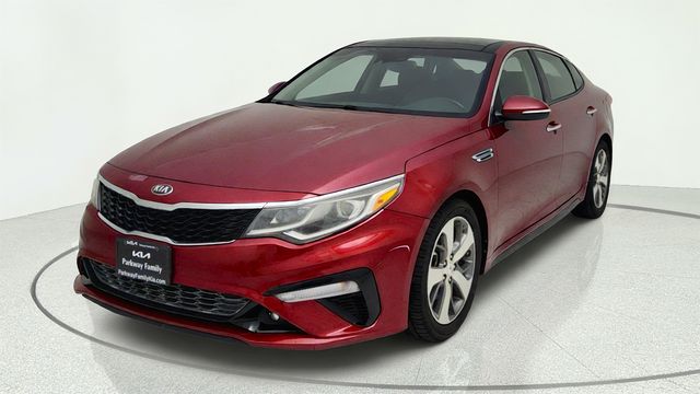 Passion Red 2019 Kia Optima Sedan Front-Wheel Drive 6-Speed Automatic