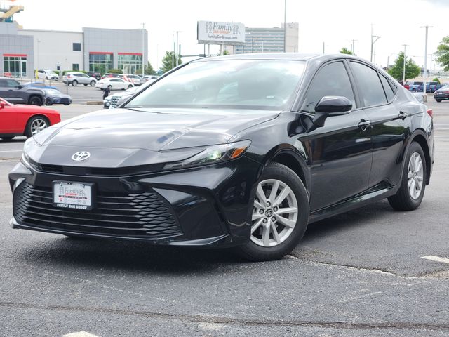 Midnight Black Metallic 2025 Toyota Camry LE FWD Sedan Front-Wheel Drive Continuously Variable Transmission