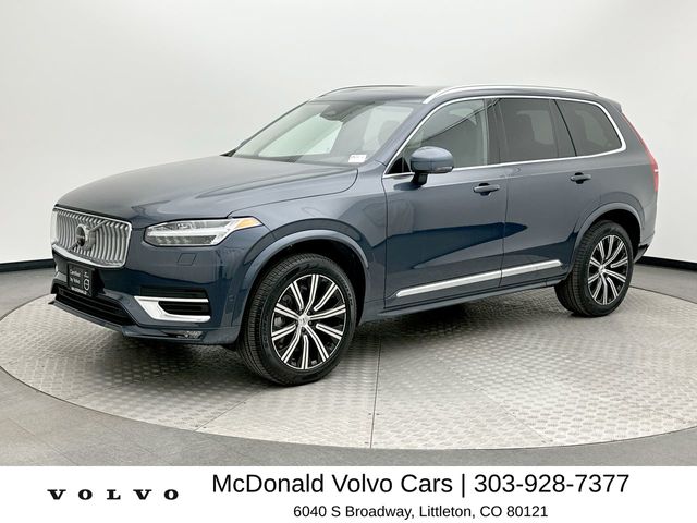 Denim Blue Metallic 2025 Volvo XC90 B6 Plus Bright Theme 7-Passenger AWD SUV / Crossover All-Wheel Drive Automatic