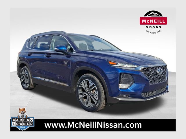 Stormy Blue 2020 Hyundai Santa Fe 2.0T Limited FWD SUV / Crossover Front-Wheel Drive 8-Speed Automatic