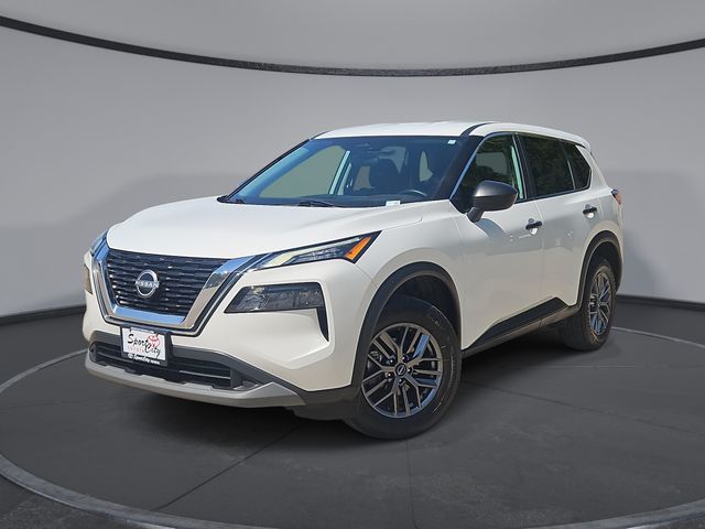 Glacier White 2023 Nissan Rogue SUV / Crossover Front-Wheel Drive Continuously Variable Transmission