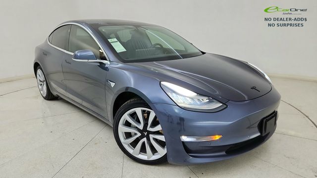 Midnight Silver Metallic 2020 Tesla Model 3 Long Range AWD Sedan All-Wheel Drive 1-Speed Automatic