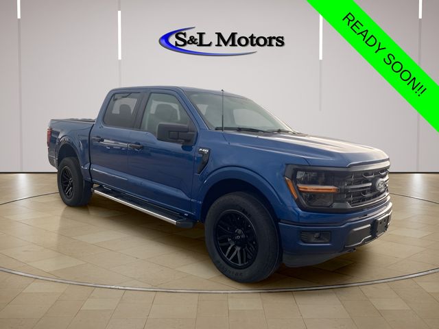 Atlas Blue Metallic 2025 Ford F-150 Pickup Truck Four-Wheel Drive Automatic