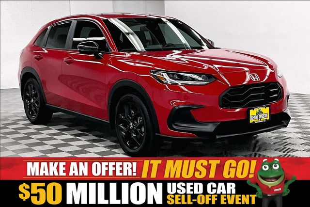 Milano Red 2025 Honda HR-V SUV / Crossover Front-Wheel Drive Continuously Variable Transmission