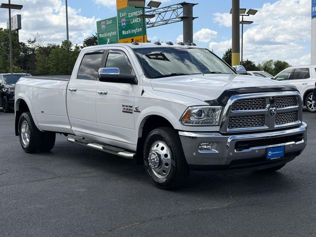 Bright White Clearcoat 2017 RAM 3500 Laramie Crew Cab LB DRW RWD Pickup Truck 4X2 6-Speed Automatic