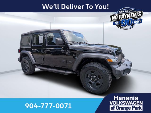 Black Clearcoat 2022 Jeep Wrangler SUV / Crossover Four-Wheel Drive 6-Speed Manual