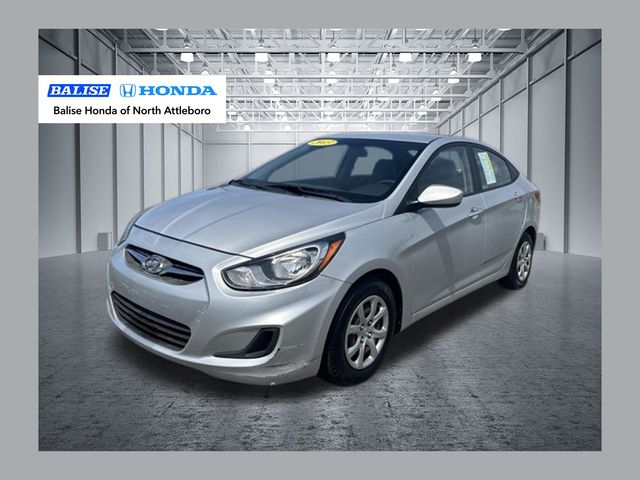 Ironman Silver Metallic 2013 Hyundai Accent Sedan Front-Wheel Drive 6-Speed Automatic Overdrive