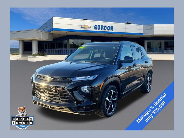 Mosaic Black Metallic 2023 Chevrolet Trailblazer RS FWD SUV / Crossover Front-Wheel Drive Continuously Variable Transmission