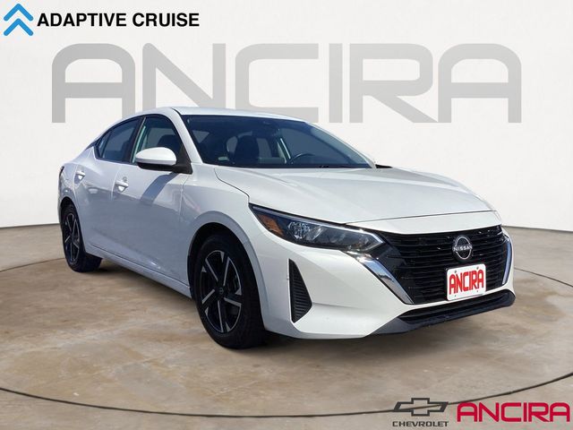Aspen White Tricoat 2025 Nissan Sentra Sedan Front-Wheel Drive Continuously Variable Transmission