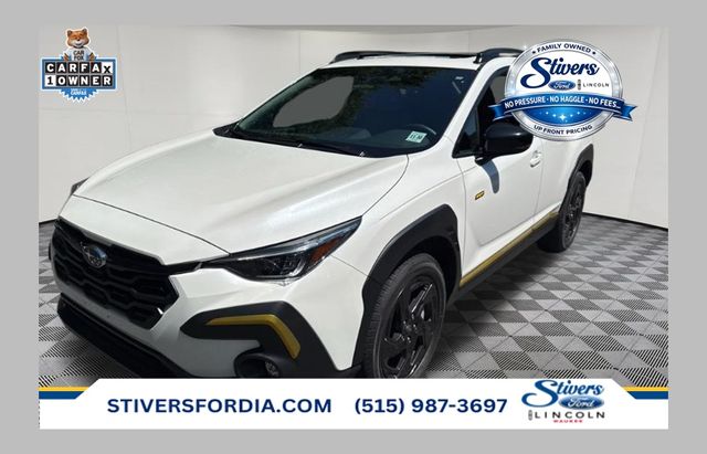 Crystal White Pearl 2025 Subaru Crosstrek SUV / Crossover All-Wheel Drive Continuously Variable Transmission