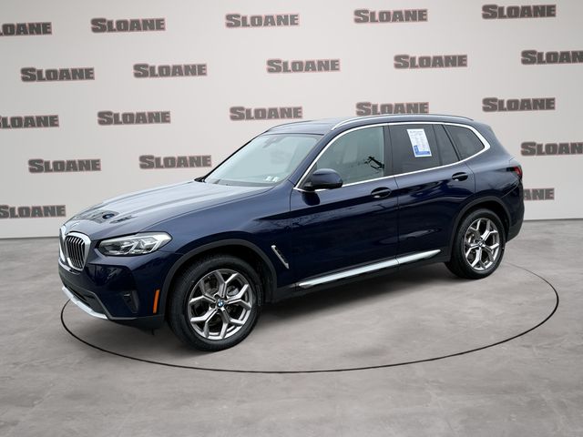 Blue 2022 BMW X3 xDrive30i AWD SUV / Crossover All-Wheel Drive 8-Speed Automatic