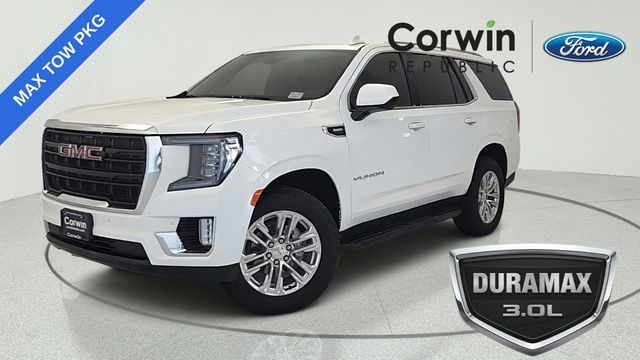 Summit White 2023 GMC Yukon SUV / Crossover Four-Wheel Drive