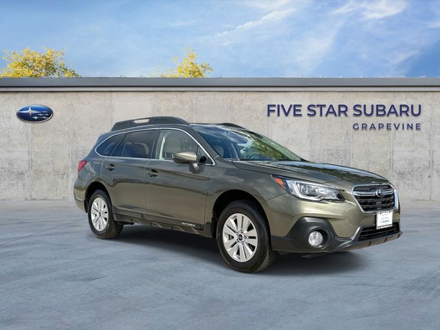 Wilderness Green Metallic 2019 Subaru Outback 2.5i Premium AWD Wagon All-Wheel Drive Continuously Variable Transmission