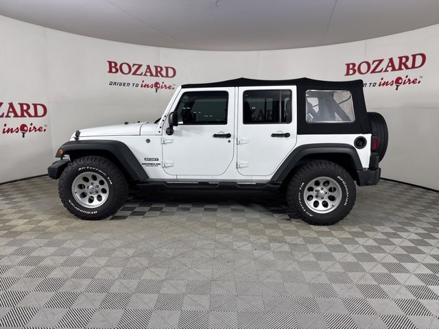 2016 Bright White Clearcoat Jeep Wrangler Unlimited Sport 4X4 SUV