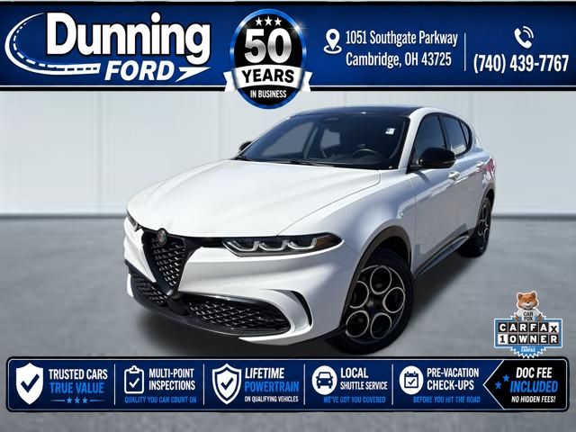 Milano White 2025 Alfa Romeo Tonale AWD SUV / Crossover All-Wheel Drive 9-Speed Automatic