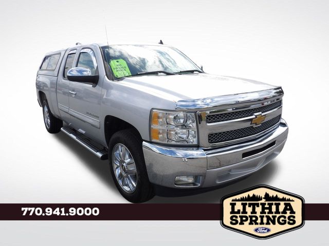Silver Ice Metallic 2012 Chevrolet Silverado 1500 LT Extended Cab RWD Pickup Truck 4X2 6-Speed Automatic Overdrive