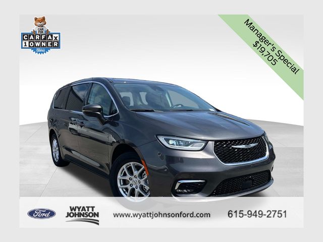 Gray (Granite Crystal Metallic Clearcoat) 2023 Chrysler Pacifica Minivan Front-Wheel Drive 9-Speed Automatic