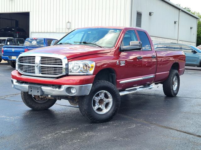 Inferno Red Crystal PC/Mineral Gray Met CC 2009 Dodge RAM 2500 SLT Quad Cab 4WD Pickup Truck Four-Wheel Drive 6-Speed Automatic