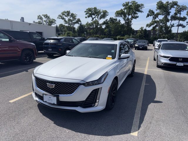 Crystal White Tricoat 2021 Cadillac CT5 Luxury Sedan AWD Sedan All-Wheel Drive Automatic