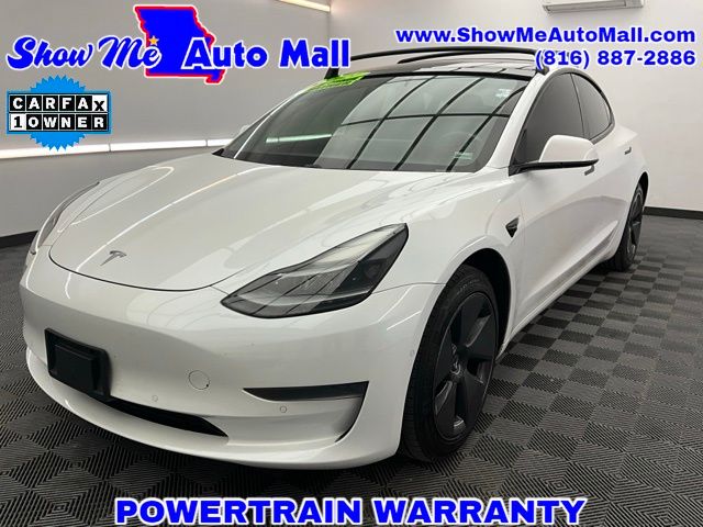 White 2021 Tesla Model 3 Standard Range Plus RWD Sedan Rear-Wheel Drive 1-Speed Automatic