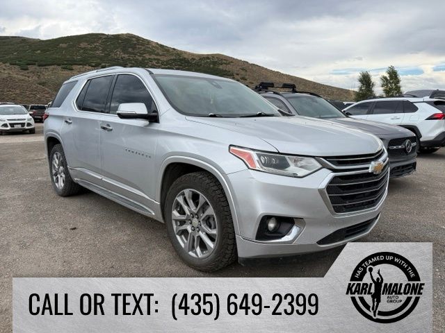 Silver Ice Metallic 2018 Chevrolet Traverse SUV / Crossover Four-Wheel Drive 9-Speed Automatic