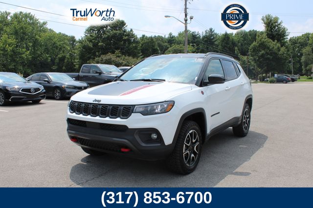 Bright White Clearcoat 2025 Jeep Compass SUV / Crossover Four-Wheel Drive 8-Speed Automatic