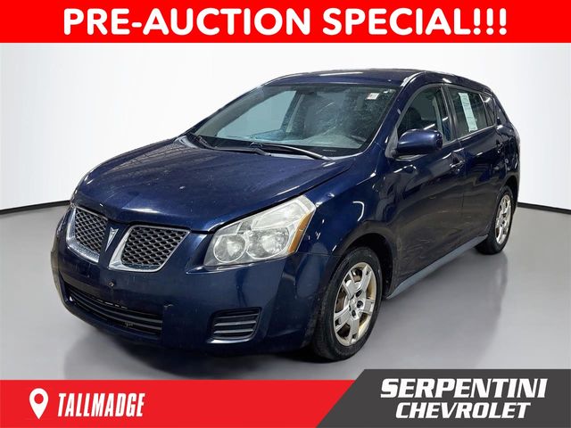 Navy Blue Metallic 2009 Pontiac Vibe Hatchback Front-Wheel Drive 5-Speed Automatic