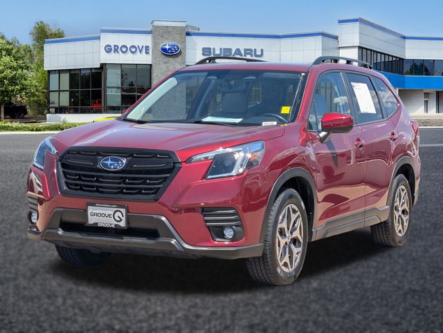 Crimson Red Pearl 2024 Subaru Forester SUV / Crossover All-Wheel Drive Continuously Variable Transmission