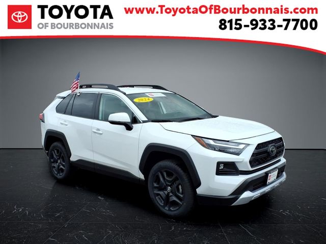 White 2024 Toyota RAV4 SUV / Crossover All-Wheel Drive 8-Speed Automatic
