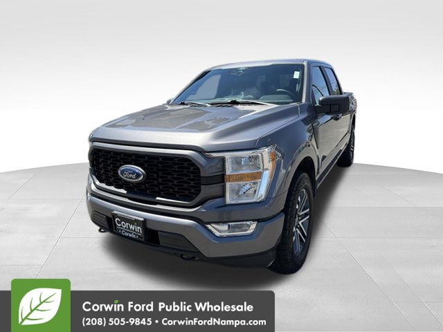 Carbonized Gray Metallic 2021 Ford F-150 Pickup Truck Four-Wheel Drive Automatic