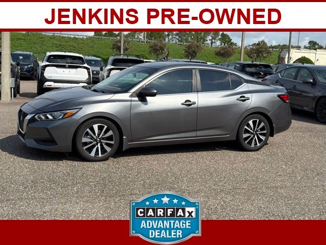 Gray (Gun Metallic) 2023 Nissan Sentra Sedan Front-Wheel Drive Continuously Variable Transmission