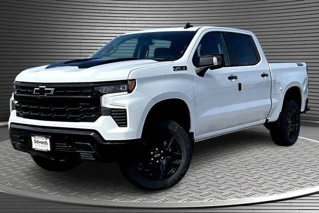 Summit White 2026 Chevrolet Silverado 1500 LT Trail Boss Crew Cab 4WD Pickup Truck Four-Wheel Drive Automatic