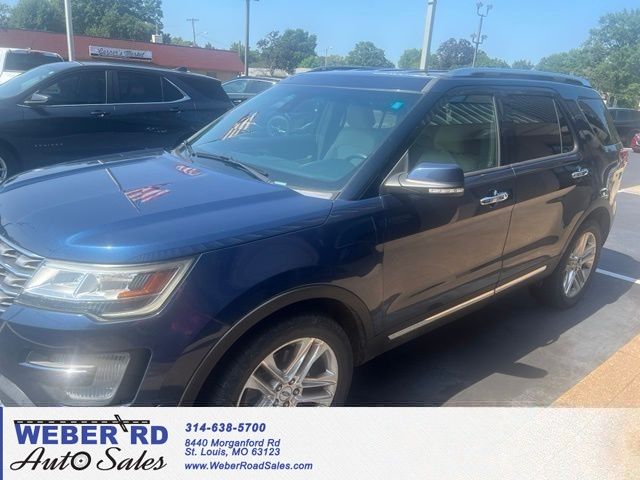 Blue 2017 Ford Explorer SUV / Crossover All-Wheel Drive 6-Speed Automatic