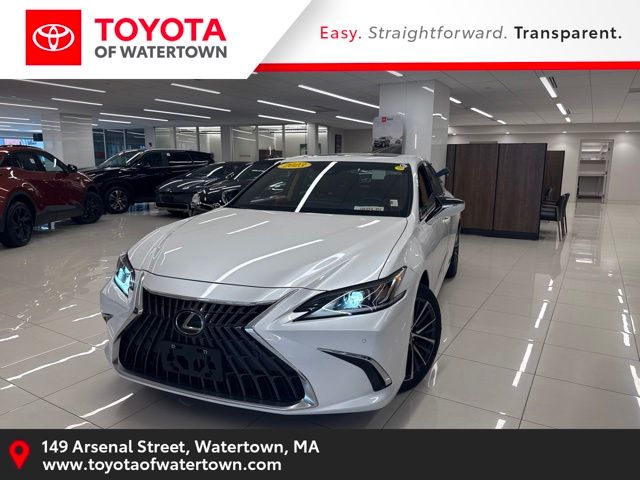 White Pearl 2023 Lexus ES Hybrid 300h FWD Sedan Front-Wheel Drive Continuously Variable Transmission