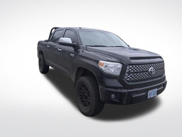 Black 2015 Toyota Tundra Platinum CrewMax 5.7L 4WD Pickup Truck Four-Wheel Drive 6-Speed Automatic Overdrive