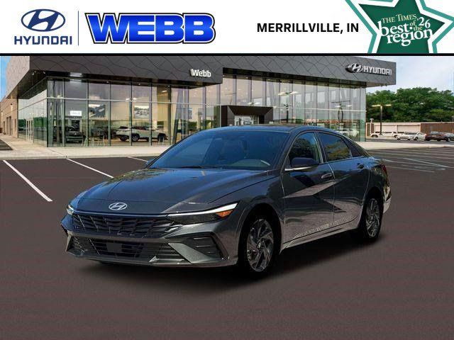 Amazon Gray 2026 Hyundai Elantra Sedan Front-Wheel Drive Continuously Variable Transmission
