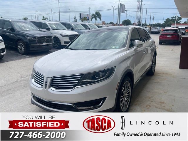 White Platinum Clearcoat Metallic 2018 Lincoln MKX SUV / Crossover All-Wheel Drive 6-Speed Automatic