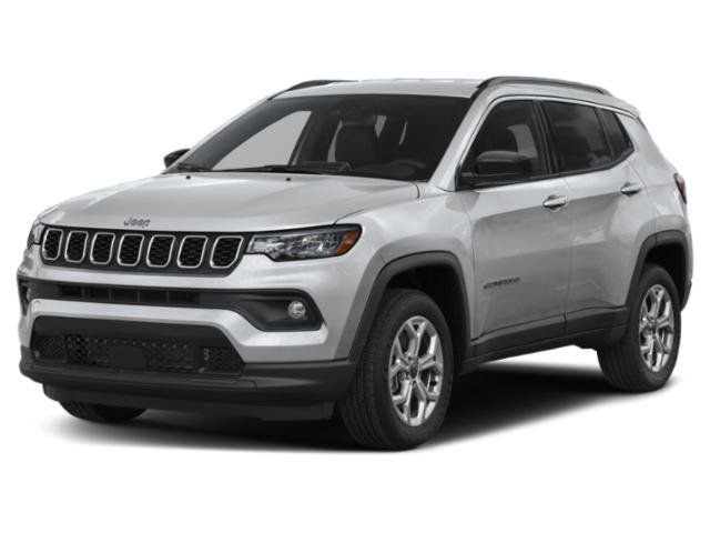 Bright White Clearcoat 2025 Jeep Compass SUV / Crossover Four-Wheel Drive 8-Speed Automatic